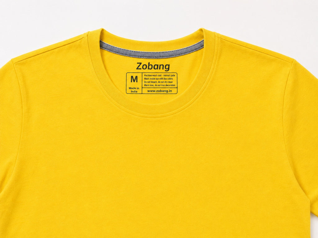 Mens Tshirt Crew Neck with half sleeves
