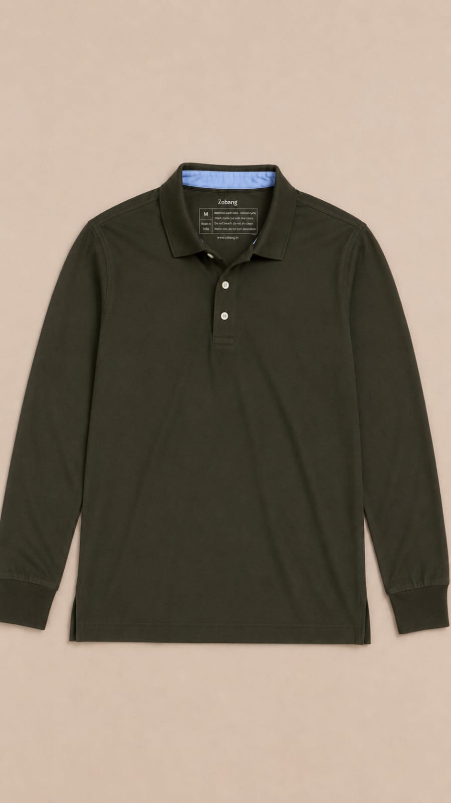 Mens Tshirt Polo Neck with Full sleeves