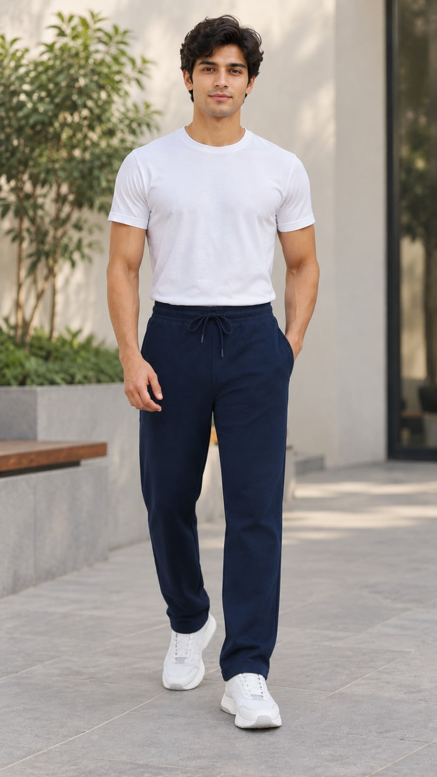Mens Track Pants - Navy