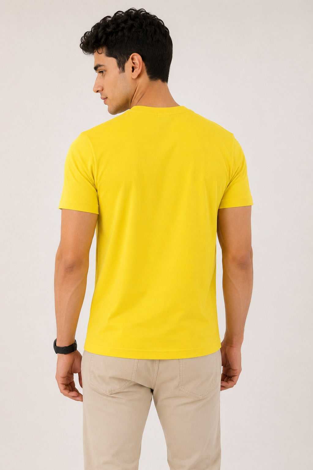 Mens Tshirt Crew Neck with half sleeves