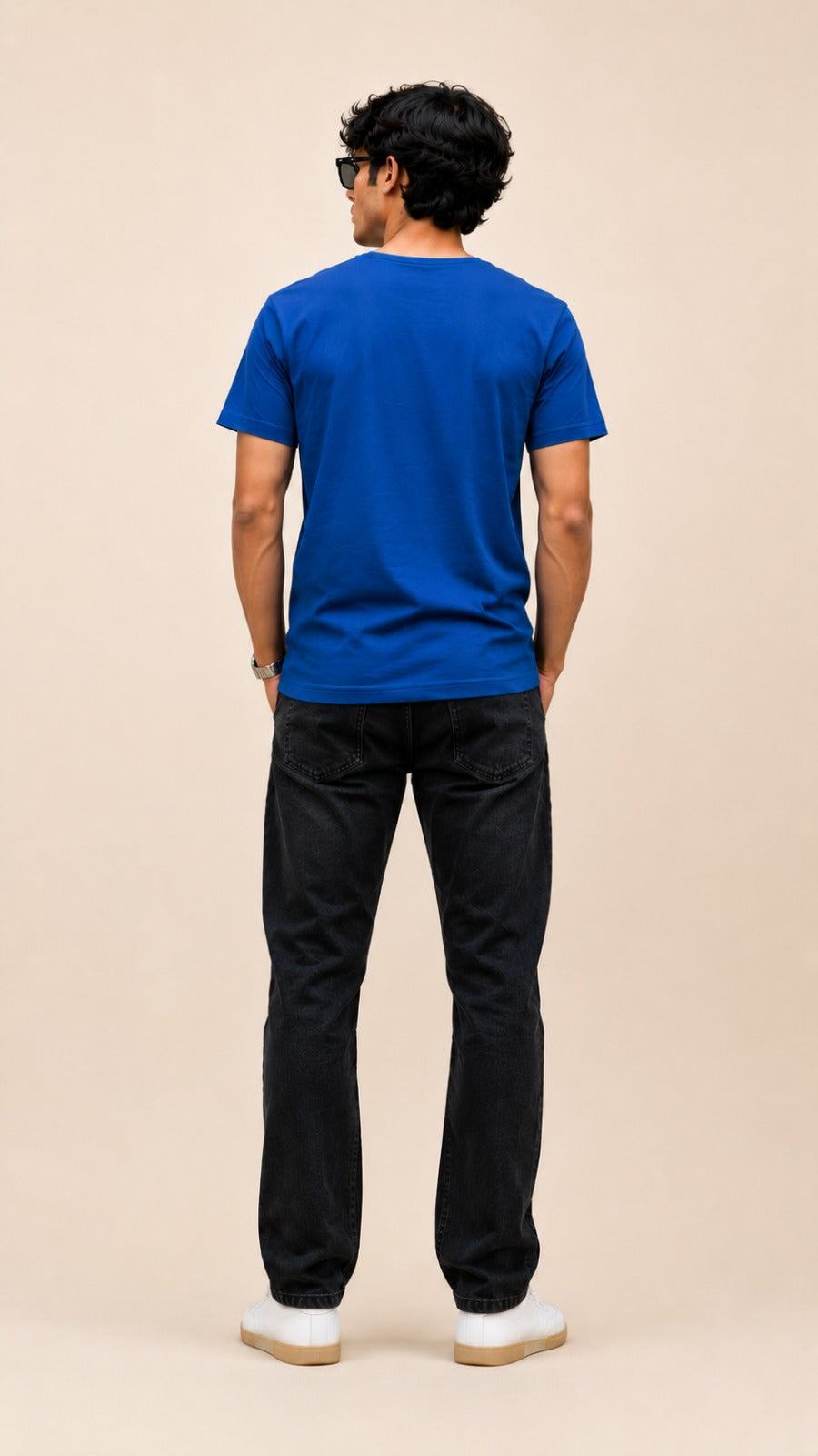 Mens Tshirt Crew Neck with half sleeves