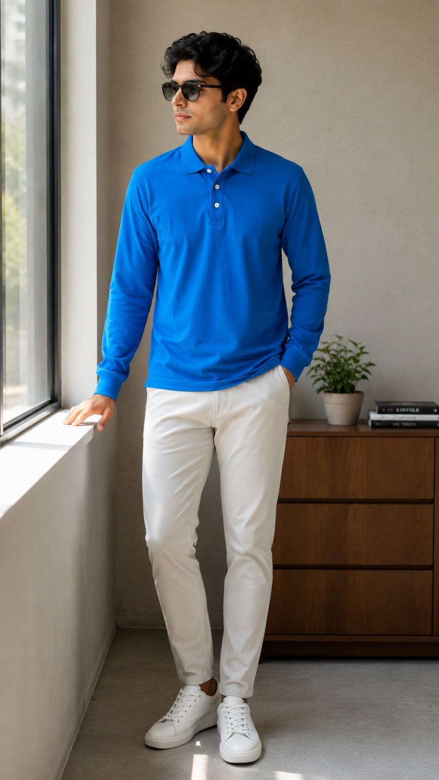 Mens Tshirt Polo Neck with Full sleeves