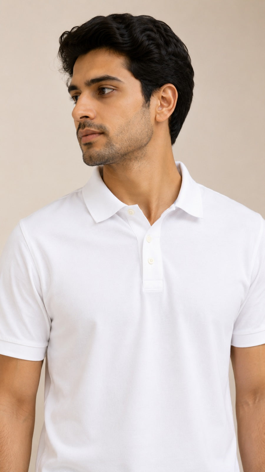 Mens Tshirt Polo Neck with half sleeves