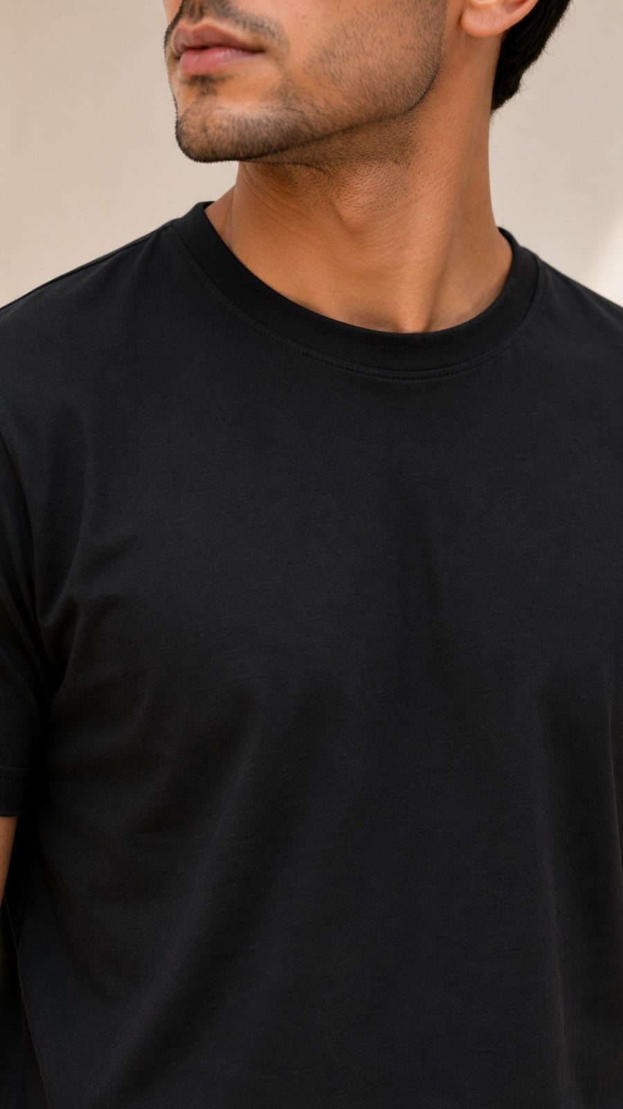 Mens Tshirt Crew Neck with half sleeves