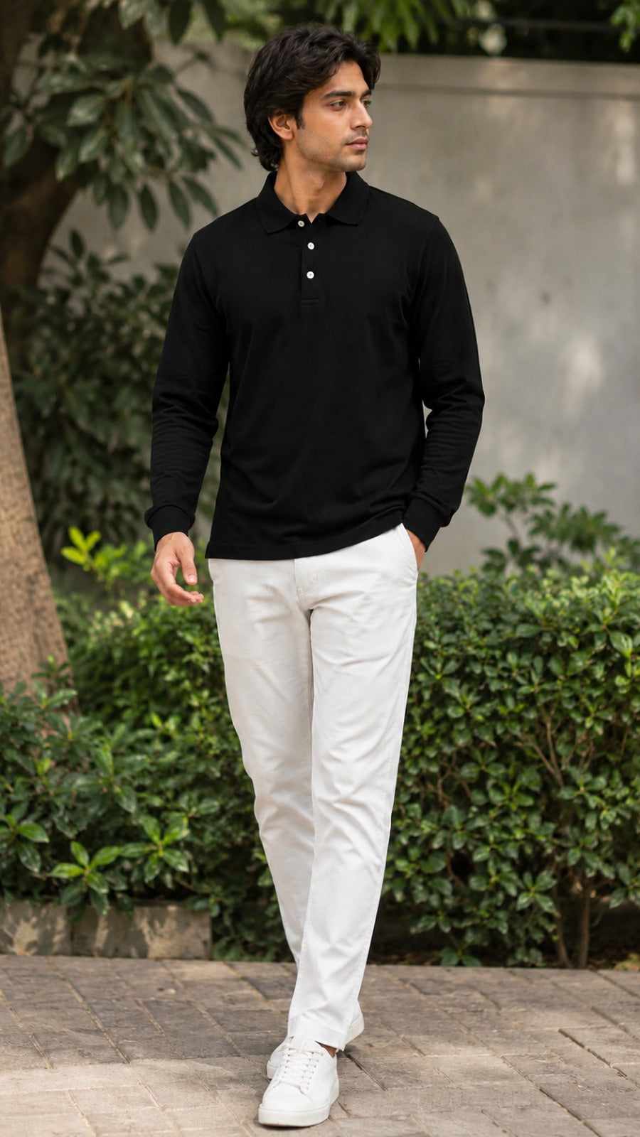 Mens Tshirt Polo Neck with Full sleeves