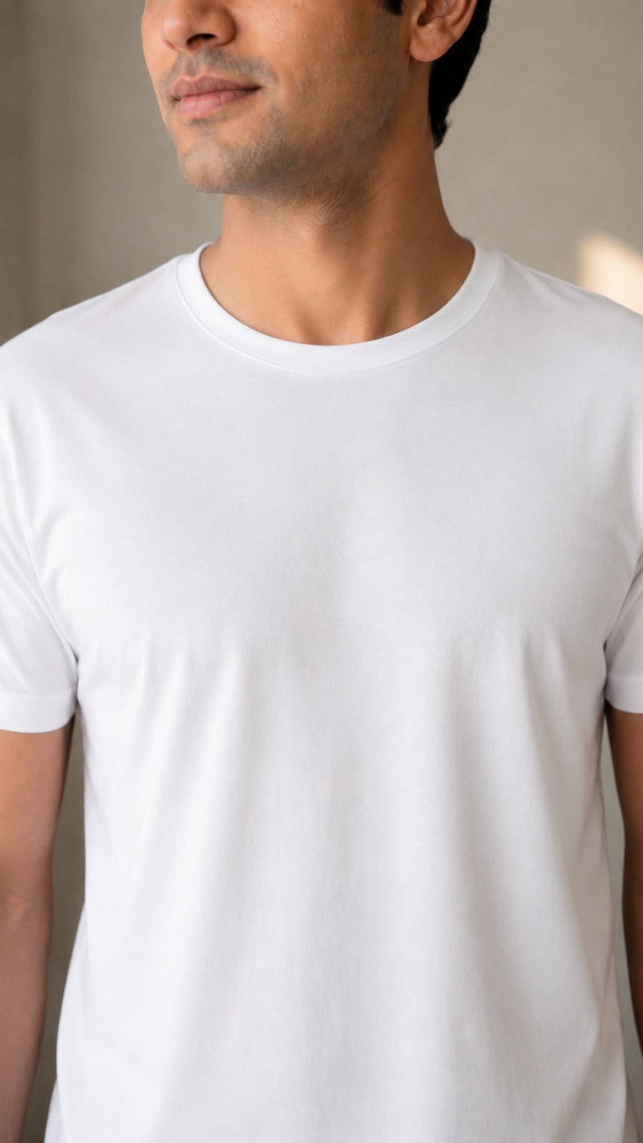 Mens Tshirt Crew Neck with half sleeves