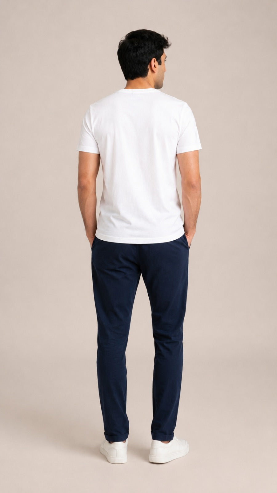 Mens Tshirt Crew Neck with half sleeves